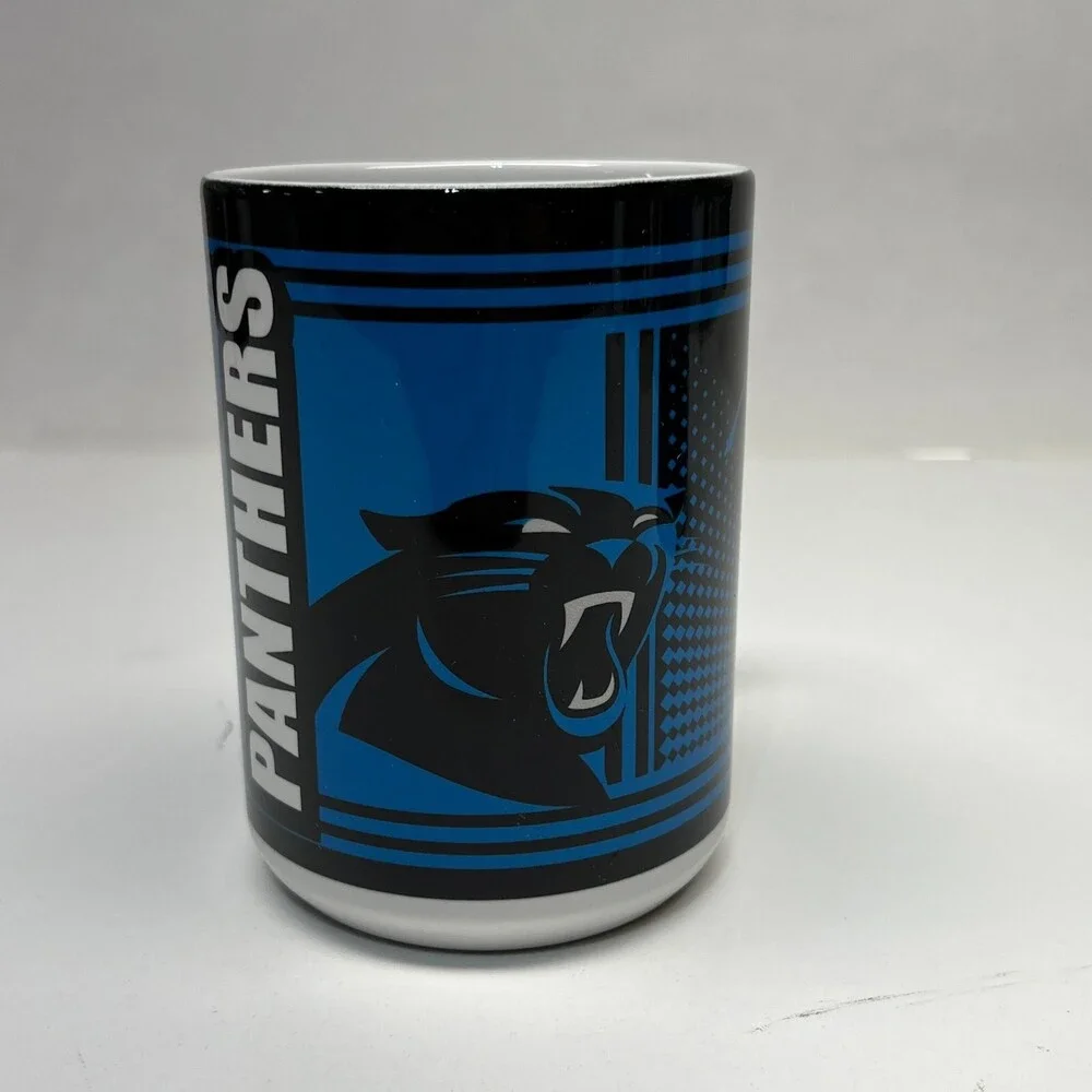 Carolina Panthers Coffee Cup 15oz Hero Style Ceramic Mug NFL Official Merch